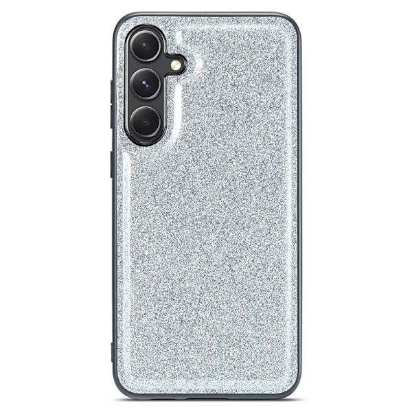 DG.MING Back Shell Mobilskal till Samsung Galaxy S23 FE Glitter Silver