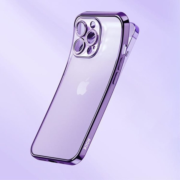 ROCK iPhone 14 Pro -kuori Electroplating Matte - Lila