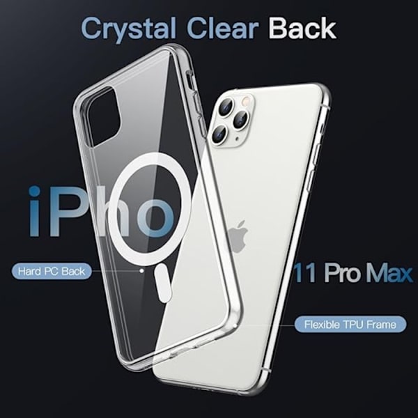 Mobilskal till iPhone 11 Pro Magsafe - Transparent Transparent