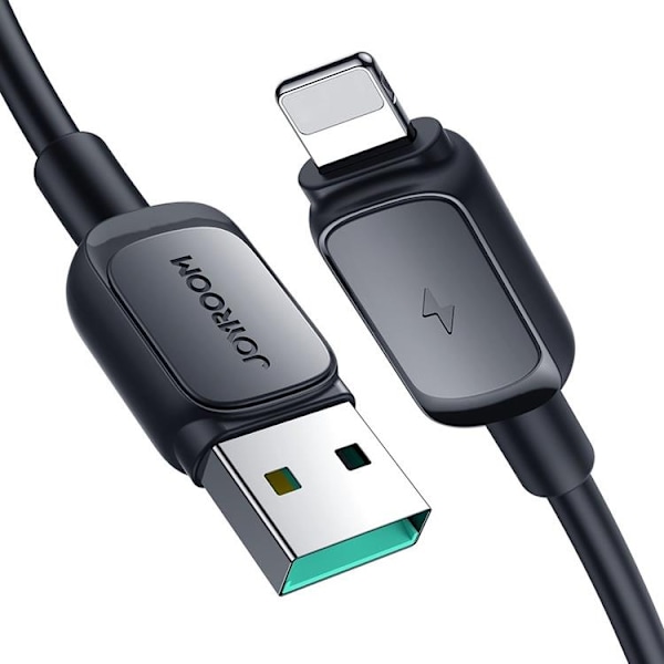 Joyroom USB-Lightning-kaapeli 1,2 m - Musta Black