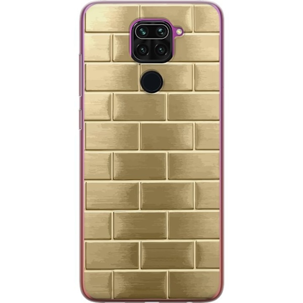 Mobilcover til Xiaomi Redmi Note 9 med Gyldne Mursten