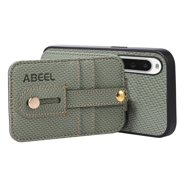 ABEEL Style 02 Mobilskal för Sony Xperia 10 V - Grön Carbonfiber