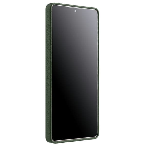 MELKCO Mobilskal till Samsung Galaxy S25 Ultra Äkta Läder + PC Grön