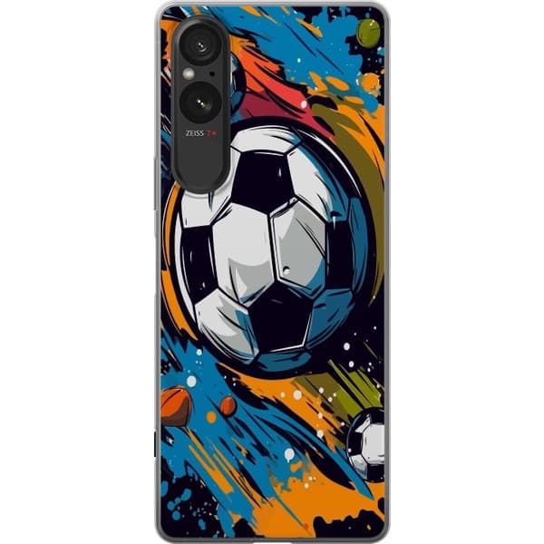 Mobilskal till Sony Xperia 5 V med Fotbollar