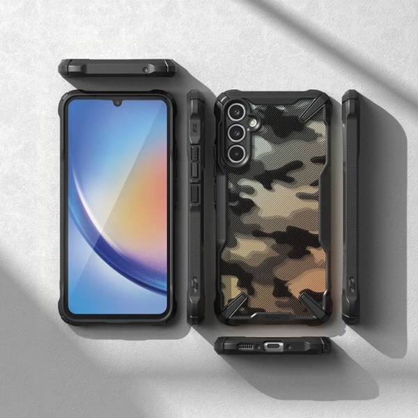 Ringke Galaxy A54 5G matkapuhelimen suojakuori Fusion X Camo - musta
