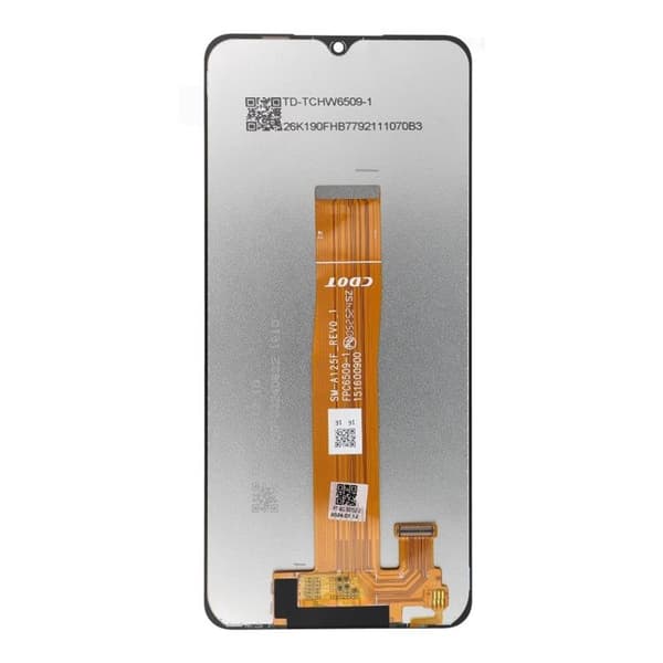 Galaxy A12-skærm med LCD-skærm A125 FixCell OEM Black