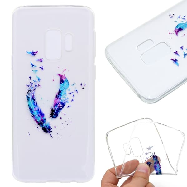 Flexicase Skal till Samsung Galaxy S9 - Feathers Mönster