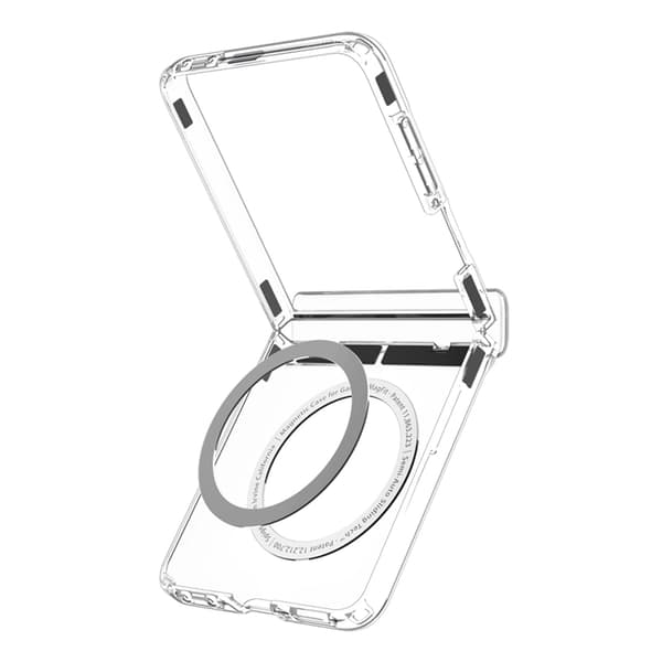 Spigen Mobilskal För Galaxy Z Flip 8 Magsafe Ultra Hybrid Pro - Clear/Vit
