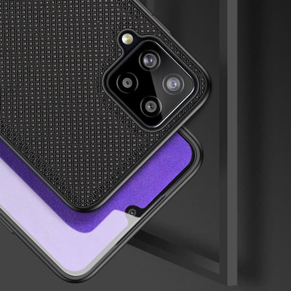 Dux Ducis Fino Skin cover nylon materiale til Galaxy A22 4G - Sort Black