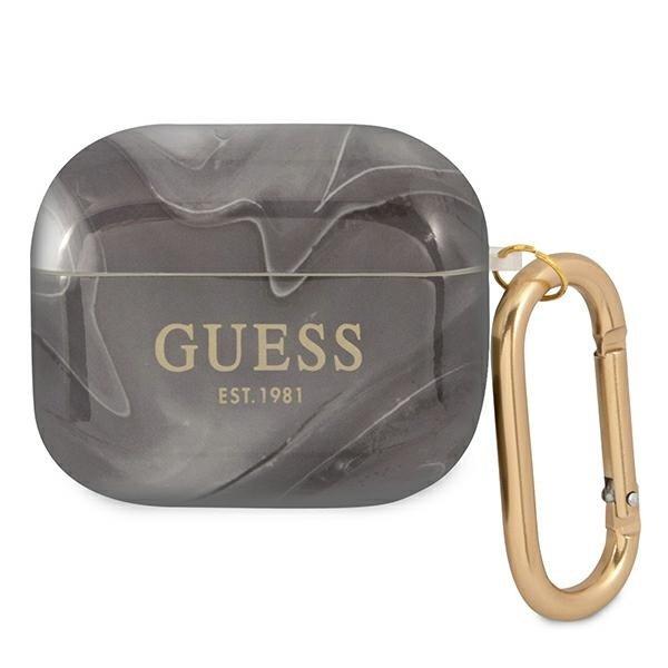 Guess Shall Marble Collection Airpods 3 - musta Black