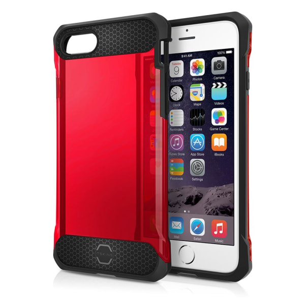 Itskins Spina -kotelo iPhone 7 Plus -puhelimelle - punainen Red