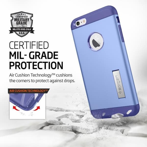 SPIGEN Slim Armor Skal till Apple iPhone 6(S) Plus - Lila Lila