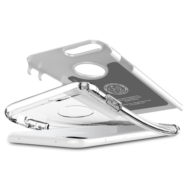 Spigen Hybrid Armor Skal till iPhone 7 Plus - Jet White