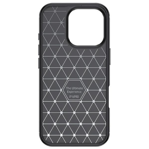 Beline Telefontaske til iPhone 16 Pro Max Carbon Armor - Sort Black