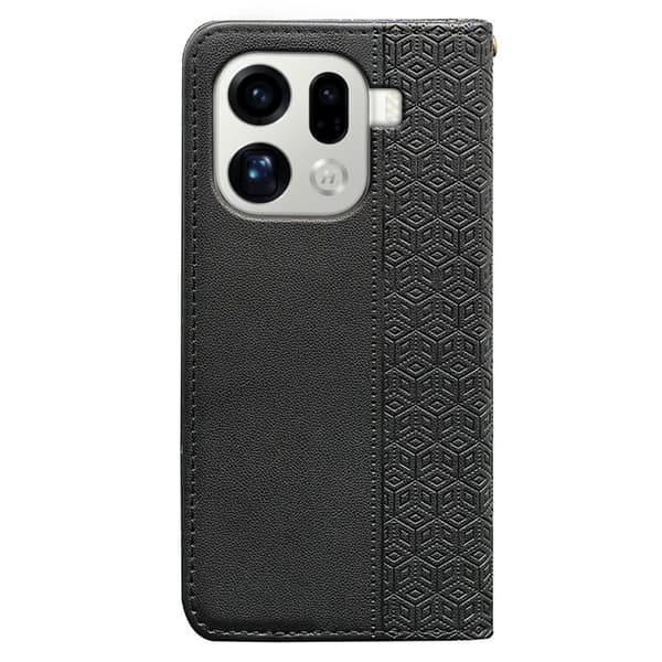Oppo Find X9 Pro 5G Plånboksfodral Konstläder - Svart