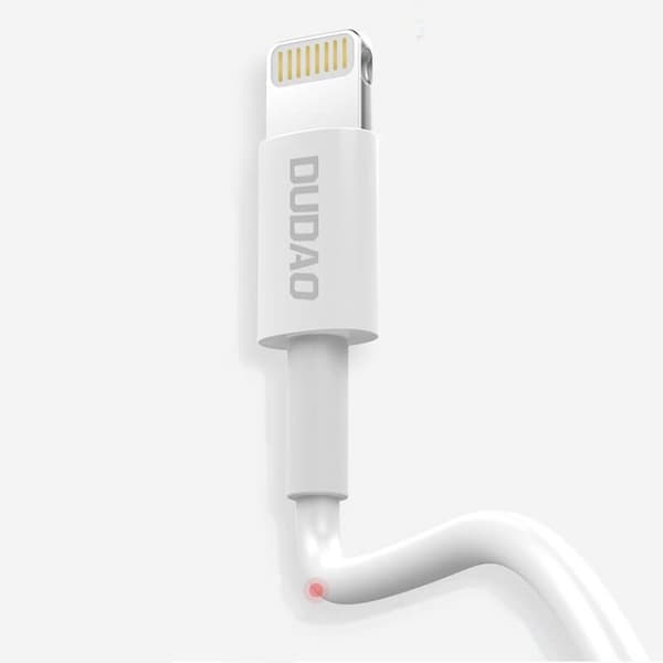 Dudao USB-A til Lightningkabel 3A 1m L1L Hvid White