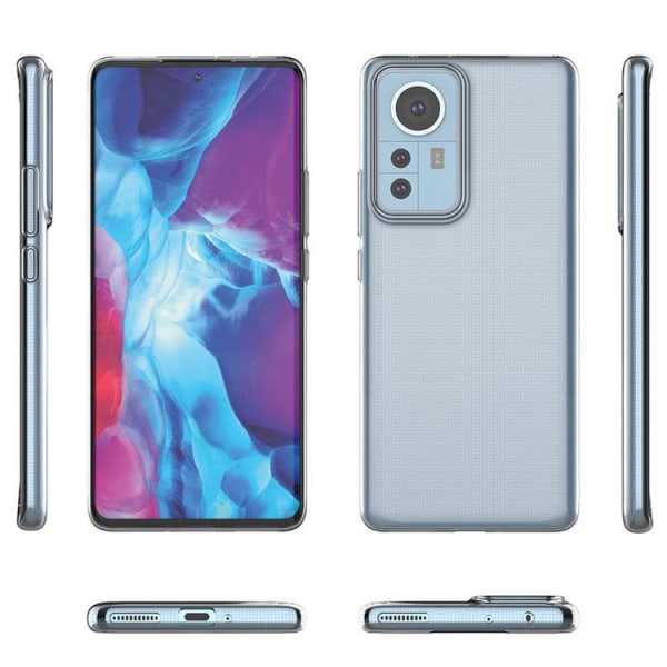 Ultra tyndt TPU-cover til Xiaomi 12/12X - Gennemsigtigt