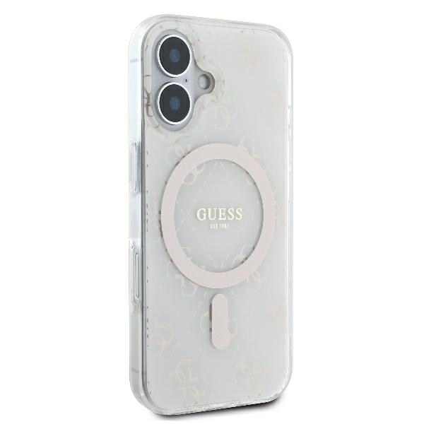 Guess Mobilskal till iPhone 16 Plus MagSafe IML 4G - Vit Vit