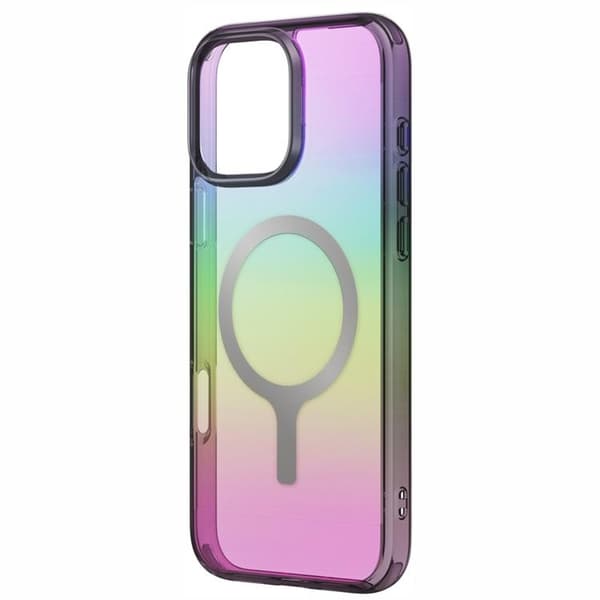 UNIQ Mobilskal till iPhone 16 Pro MagSafe Iridescia - Midnatt