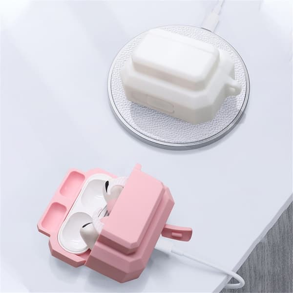 Mobilskal till AirPods Pro Silikon 3-in-1 - Orange Orange