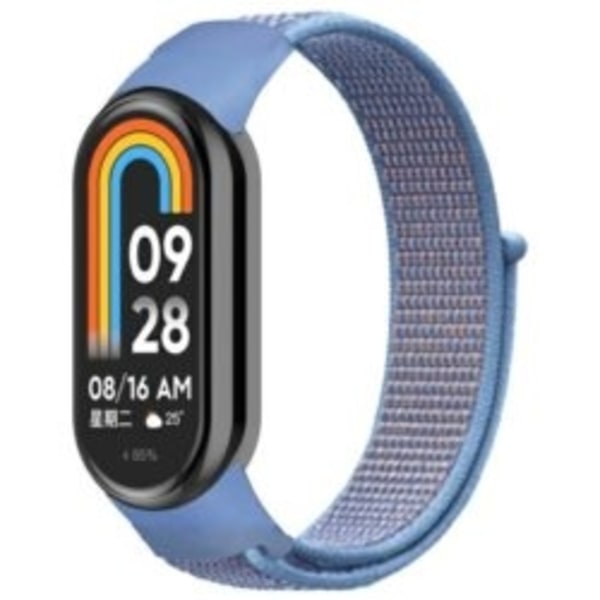 Beline Xiaomi Mi Band 9/8 Armband NylonLoop - Blå Blå