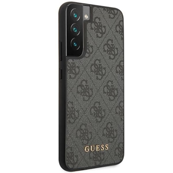 Guess Galaxy S23 Skal Metall Gold Logo - Grå