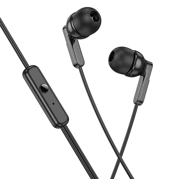 HOCO Kablet Hovedtelefonstik 3,5 mm med Mikrofon M121 Sort Black