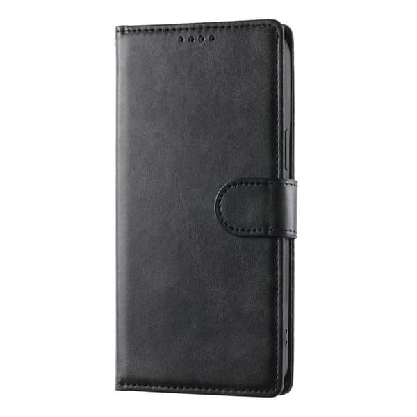 Samsung Galaxy S26 Edge Plånboksfodral Flip Konstläder - Svart