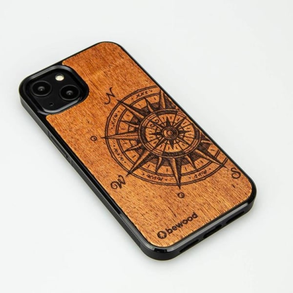 Bewood iPhone 13 Mobilskal Magsafe Wooden Traveler Merbau