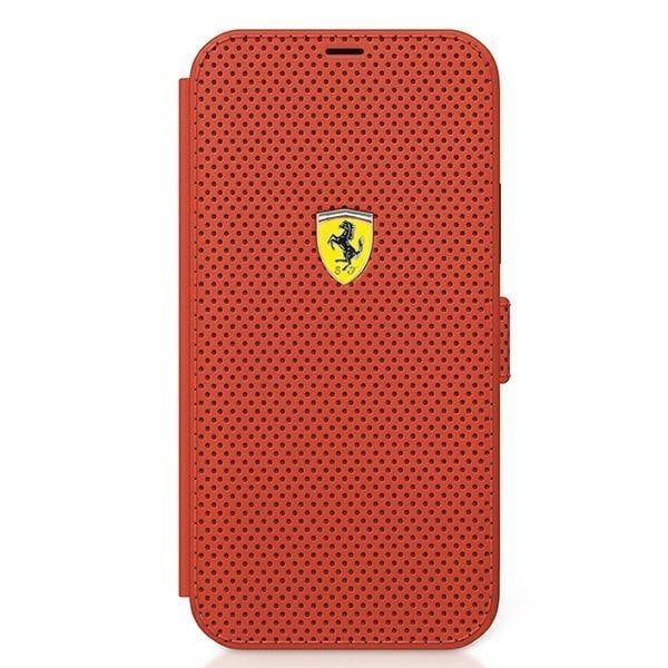 Ferrari Pungetui iPhone 12 mini On Track Perforeret - Rød Red