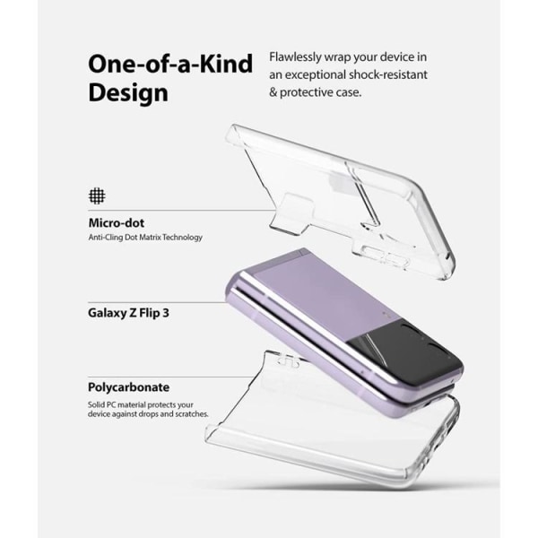 Ringke Slim Shell Galaxy Z Flip 3 - kirkas