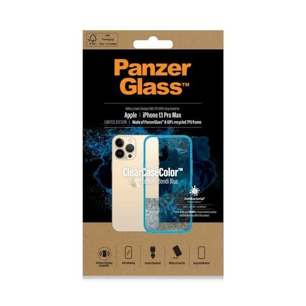 PanzerGlass Mobilskal till iPhone 13 Pro Max Military - Blå