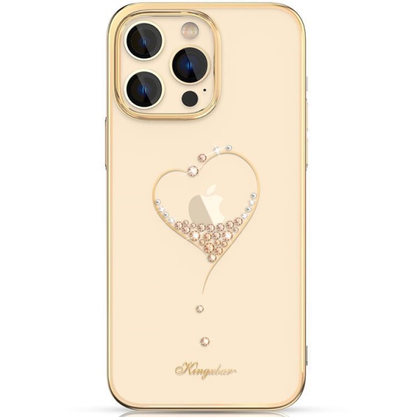 Kingxbar iPhone 14 Pro Case Wish - kultaiset kristallit