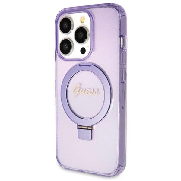 Guess Mobilskal till iPhone 13 Pro Max Magsafe Script Glitter