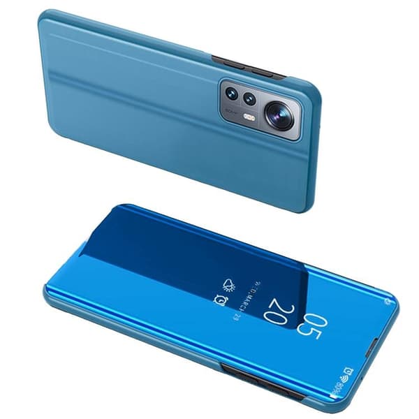 Xiaomi 12 Lite Cover Clear View Flip - Blå Blå
