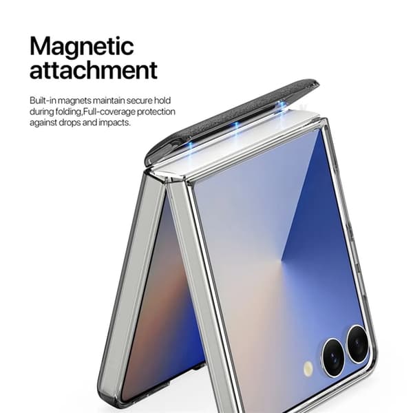 Dux Ducis Mobilskal till Galaxy Z Flip 7 Stex Star Pattern - Svart Svart