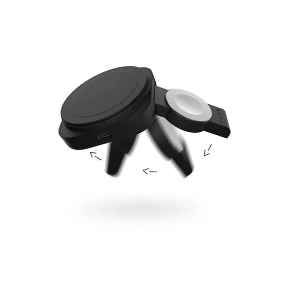 Zens Qi2 MagSafe oplader til iPhone/Apple Watch Travel Pro 2 Svart
