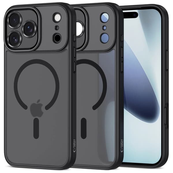 Tech-Protect Mobilskal till iPhone 17 Pro Max Magsafe med kameraskydd - Svart Svart