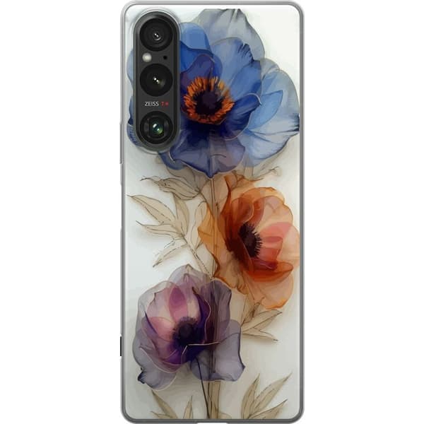 Mobilskal till Sony Xperia 1 VI med Silkesblommor