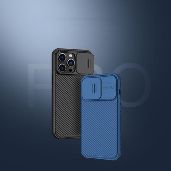 Nillkin iPhone 14 Pro Max etui CamShield Pro (PC og TPU) - Blå