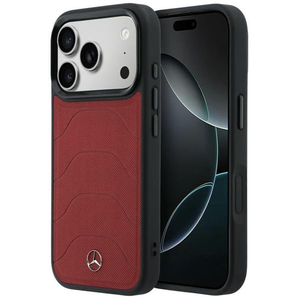 Mercedes Mobilskal För iPhone 17 Pro Max MagSafe Mesh with Bow Line - Röd Röd