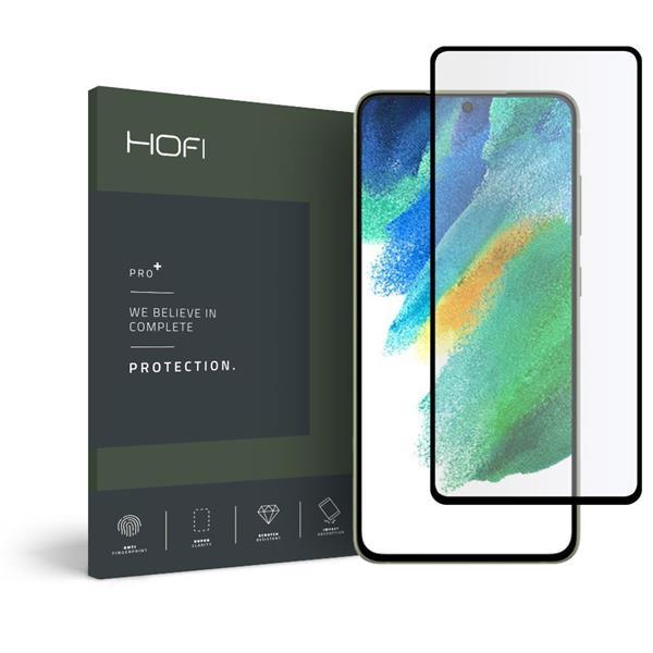 Hofi Pro Plus karkaistu lasi näytönsuoja Galaxy S21 FE - musta Black