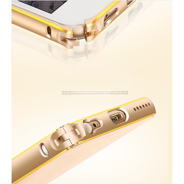 JFX Metallbumper-skal till Apple iPhone 6(S) Plus (Rose Gold)