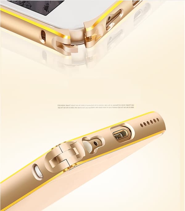JFX Metallbumper-skal till Apple iPhone 6(S) Plus (Rose Gold) Roséguld