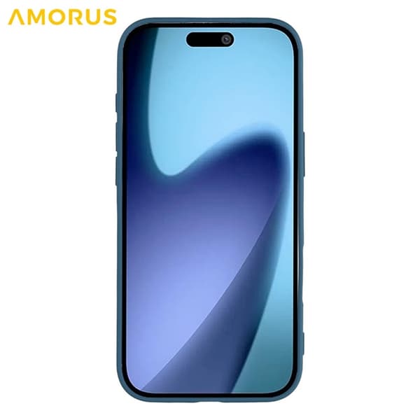 AMORUS Mobilskal till iPhone Air Precise Cutouts TPU Fiber - Blå Blå