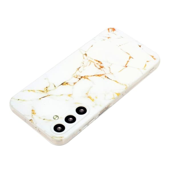 Samsung Galaxy S26 Skal Marmor Mönster Målat TPU - Vit
