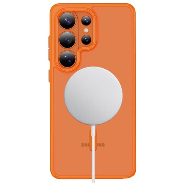 Tech-Protect Mobilcover Til Galaxy S26 Ultra Magsafe Magmat - Orange Orange