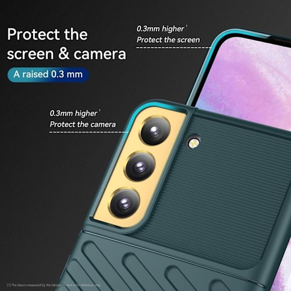 Thunder Twill Skal Galaxy S22 Plus 5G - Grön Grön