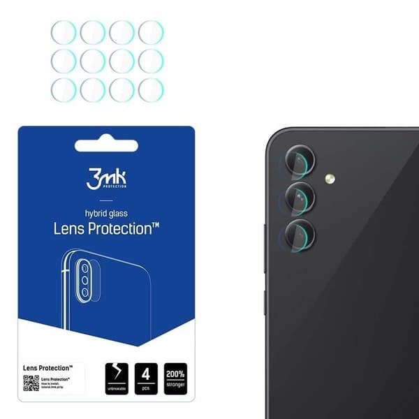 3MK Galaxy A54 5G Kamerans linseskydd Härdat glas 7H Transparent