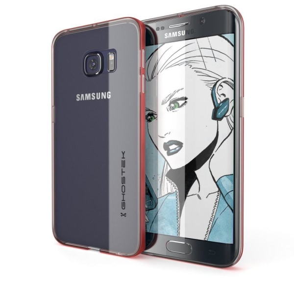 Ghostek Kappe Cover til Samsung Galaxy S6 Edge Plus - Rød Red